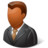 Office Client Male Dark Icon